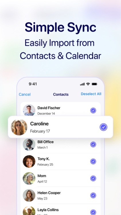 Birthday Reminder and Calendar screenshot-4