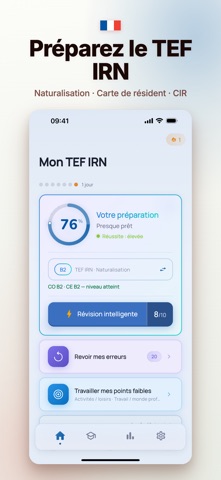 TEF IRN — Naturalisation B2 screenshot