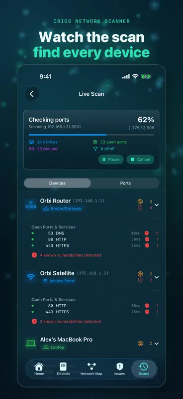 Crios: Network IP Port Scanner screenshot 9 of 10