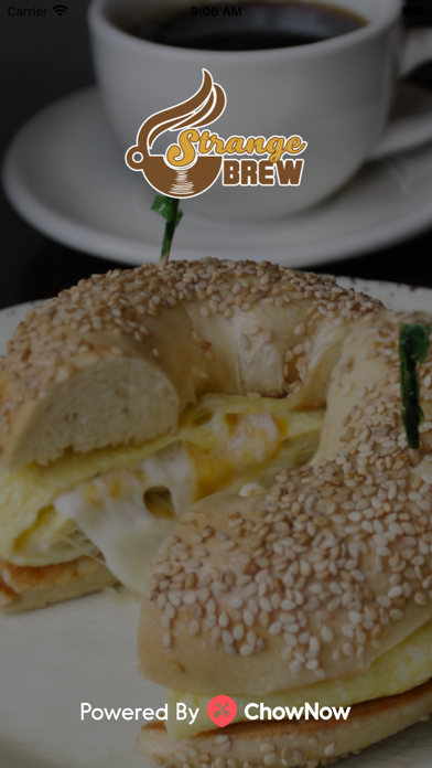 Strange Brew Cafe iPhone screenshot 1 - Food & Drink app