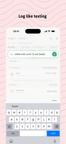 Logem: Expense & Budget Log screenshot