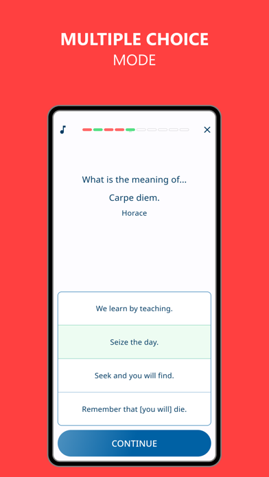 Learn Latin Phrases Screenshot