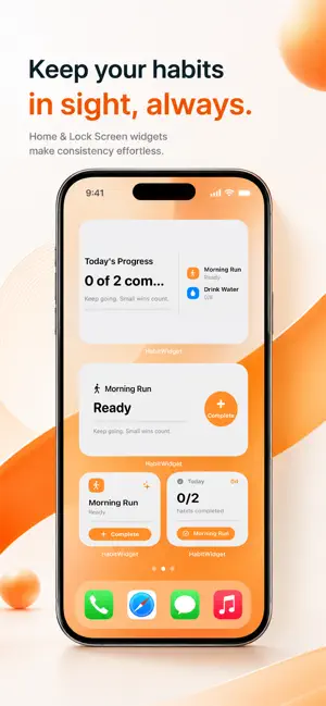 HabitWidget screenshot 1