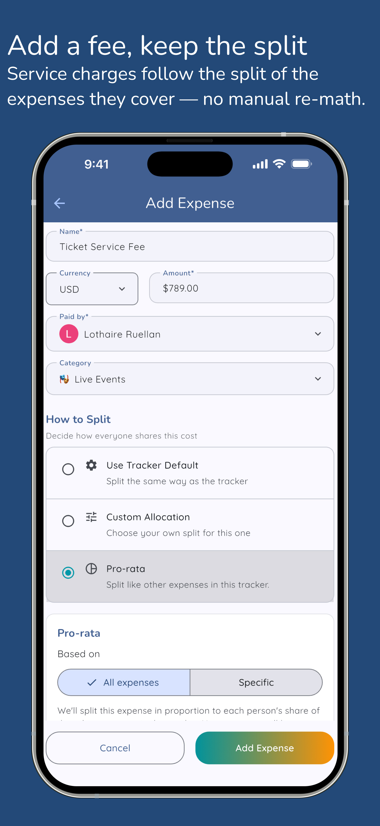 Tabello: Split Bills & Trips