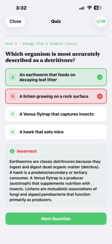 AP Environmental Science Quiz iPhone screenshot
