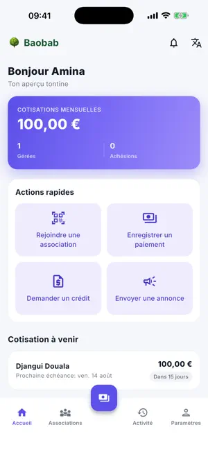 Sous le Baobab screenshot 1
