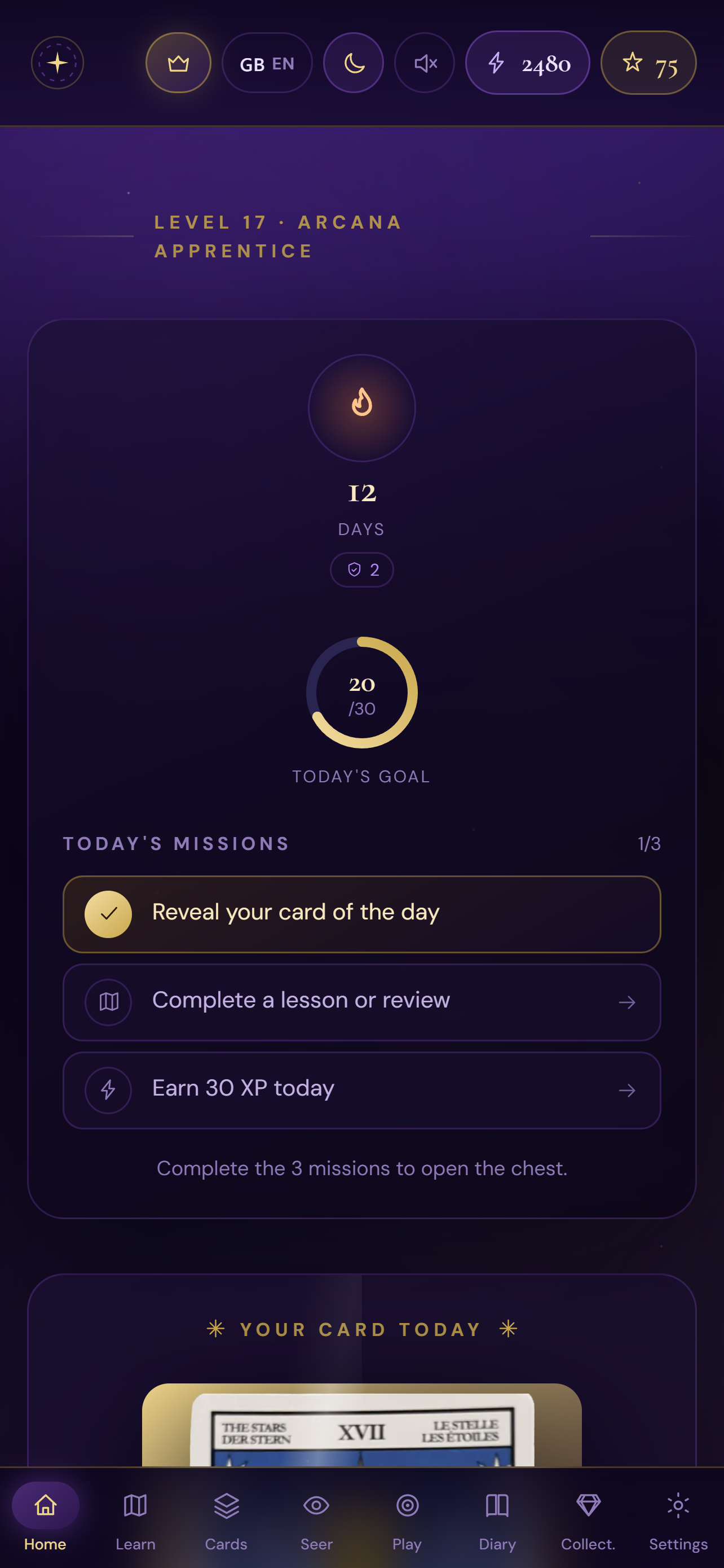 Arcana: Learn Tarot Cards screenshot 8