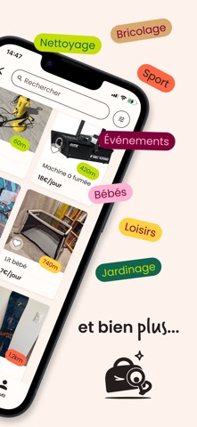 Poppins - Location d'objets iPhone screenshot 2