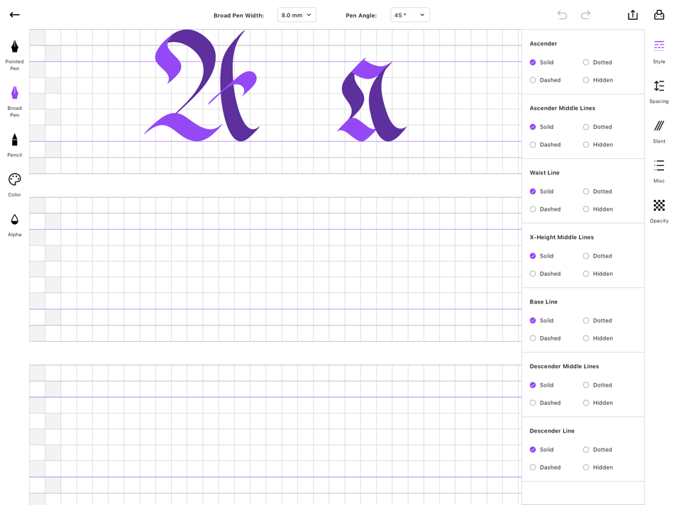 #3. Calligrapher: Writing Master (iOS) Podle: Vladislava Rudetskaia