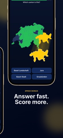 Guess the Swiss Canton iPhone screenshot