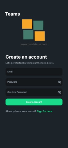 Pro-Data Teams iPhone screenshot