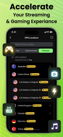 VPN - Free VPN Turbo Fast ™ App Store preview screenshot 4