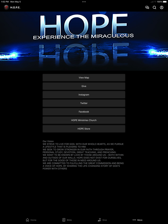 Screenshot #6 pour H.O.P.E. Ministries Church