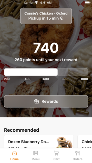 Connie’s Chicken iPhone screenshot 1 - Food & Drink app