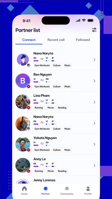 Screenshot #3 pour Holo Speak - Language Exchange