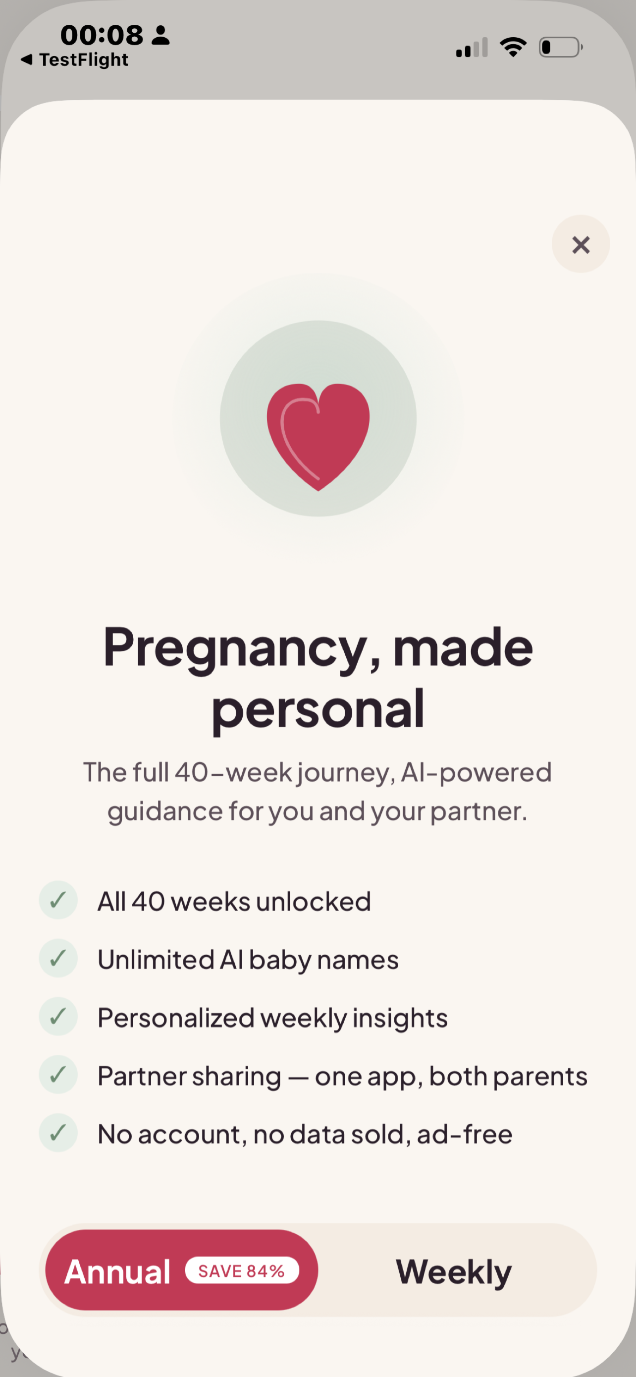 Pregnancy Tracker: AI Names screenshot 5