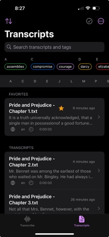 qTxt screenshot