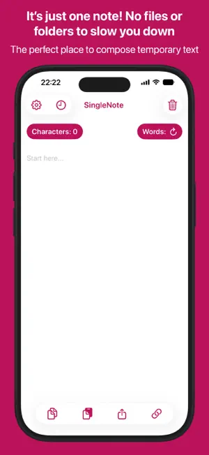 SingleNote screenshot 1