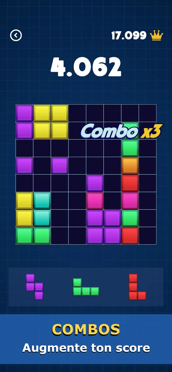 Screenshot #2 pour BrainBloq: Puzzle de Blocs