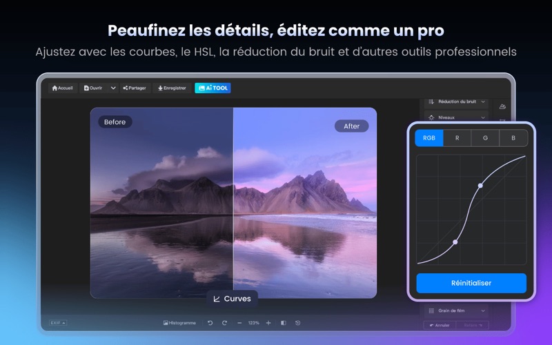 Screenshot #2 pour Fotor-Éditeur Photo IA & Vidéo