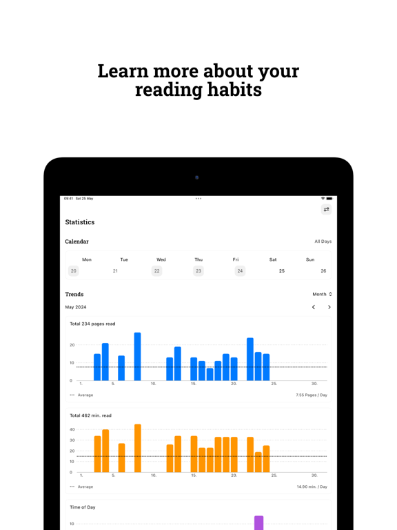reread: My books iPad screenshot 5 - Book app