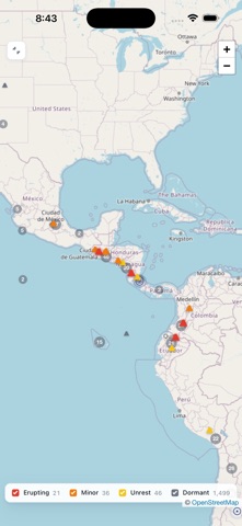 Volcano & Earthquake Alerts Screenshot 3 of 7