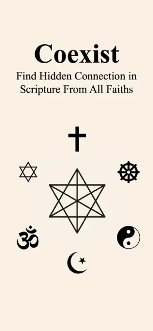 Coexist - Bible, Quran, Torah screenshot 1