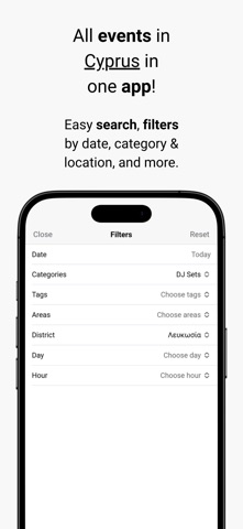 EventsHub - Cyprus Events screenshot