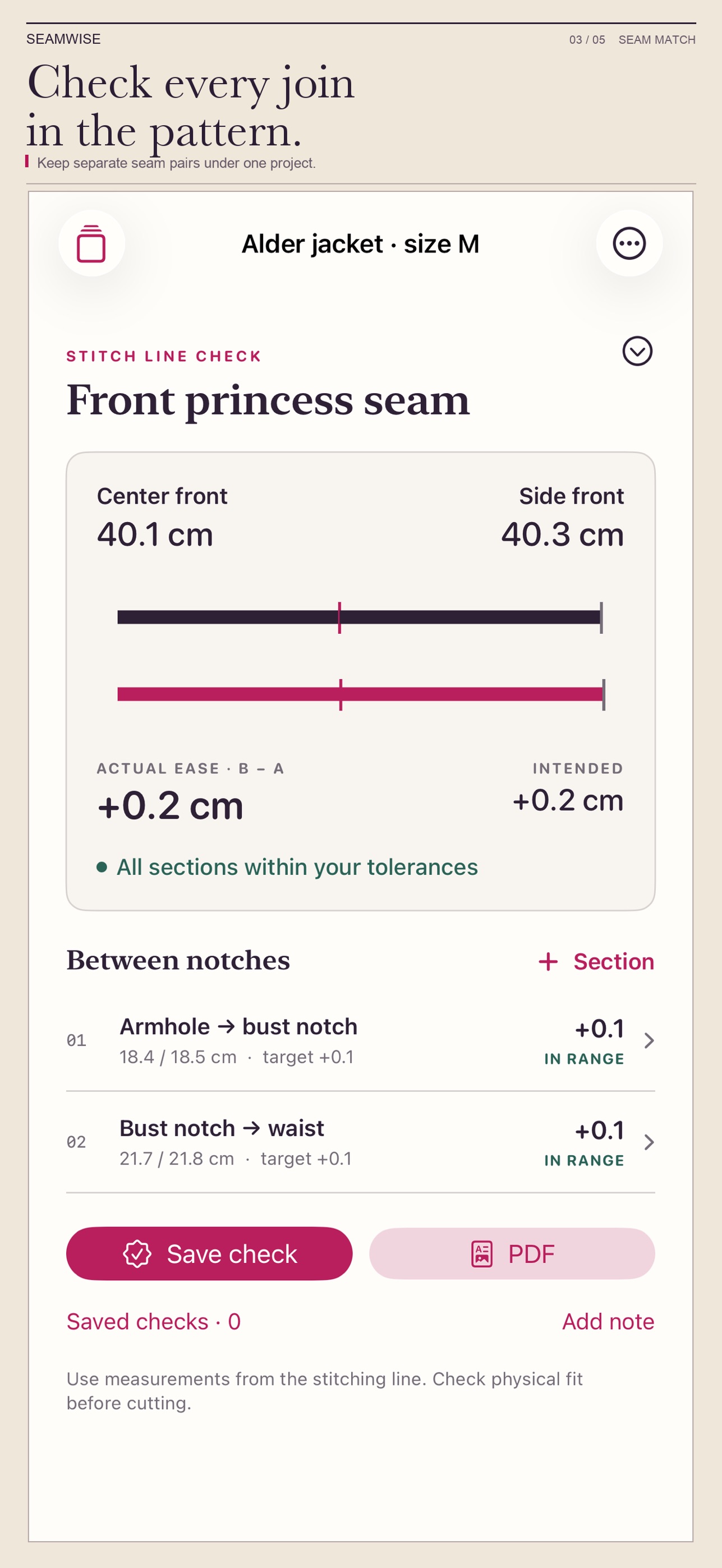 Screenshot 3 of Seamwise: Seam Match