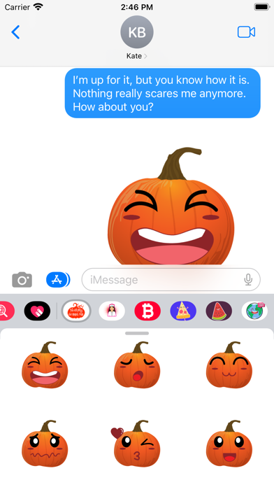 Nothing Scares Me Stickers Screenshot