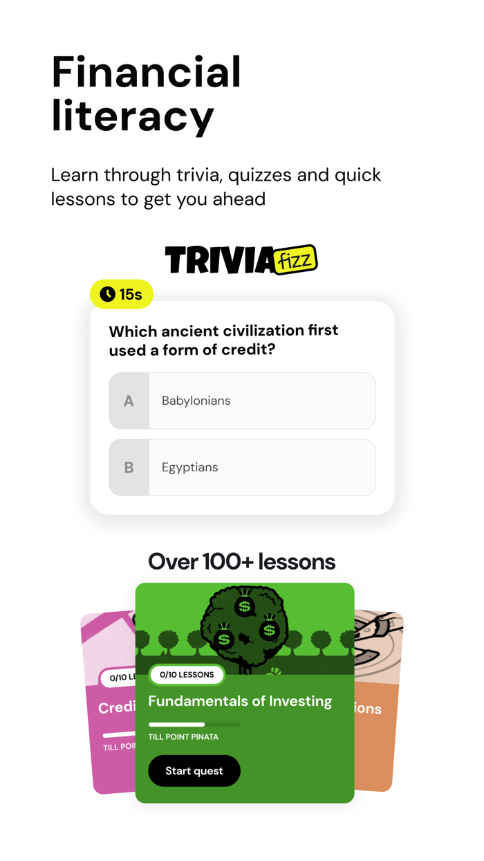 Fizz - 1 Credit and Money App