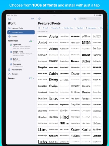 iFont: find, install any fontのおすすめ画像1