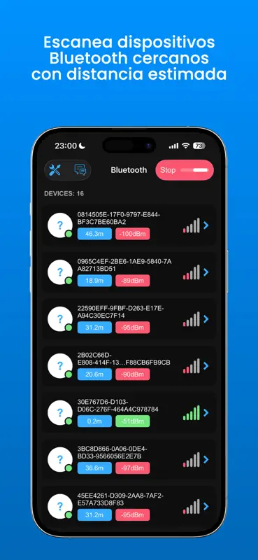 Scanner Bluetooth - Busca BLE screenshot 2 of 3