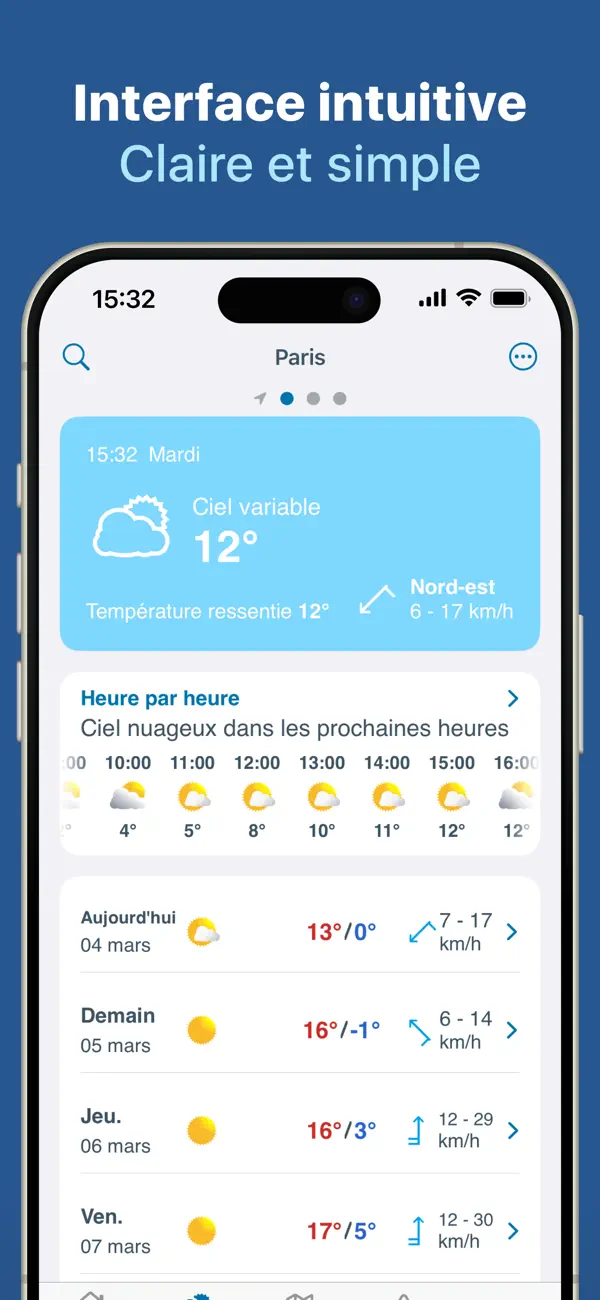 Screenshot #1 pour Météo - Meteored France
