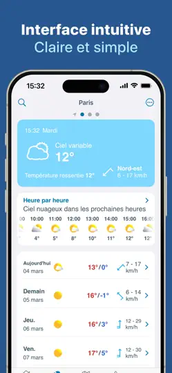 Capture d'écran de Météo - Meteored France sur iPhone 1