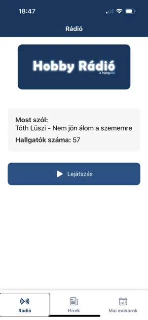 Hobby rádió screenshot 1