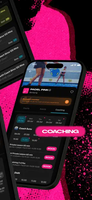 Courtside. - Padel App iPhone screenshot 3