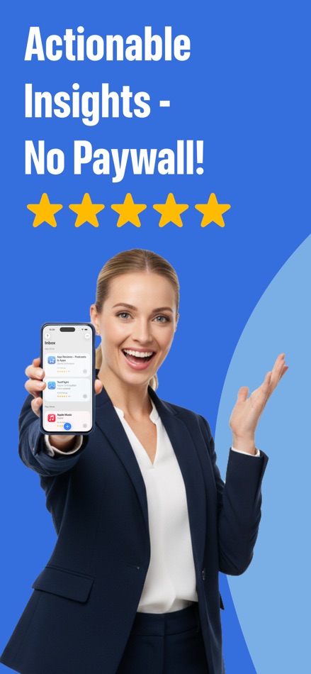 #1. App Reviews - iOS & Android (iOS) De: David Ochmann