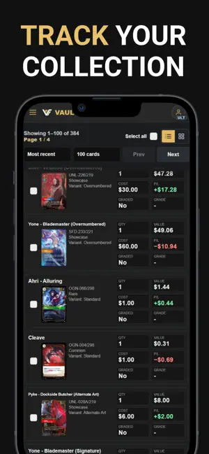 Vaultfolio: TCG Binder Manager screenshot 3