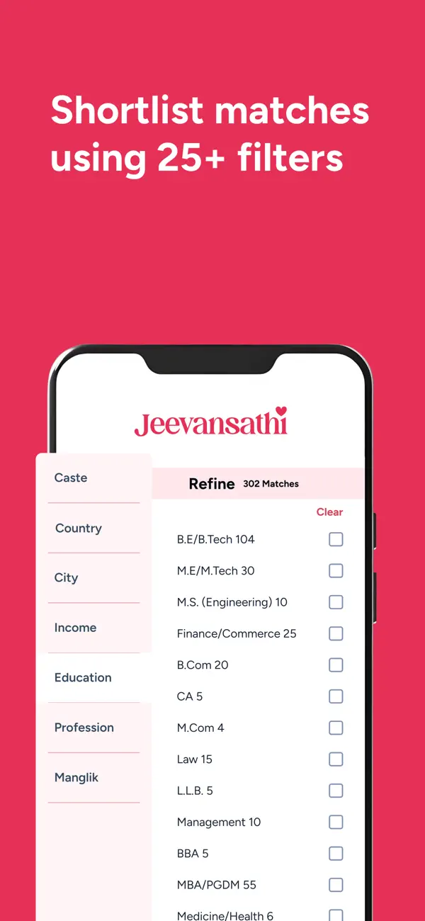 Screenshot #2 pour Jeevansathi.com: Matrimony App