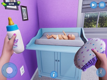 Pregnant Mother Baby Care Sim iPad screenshot