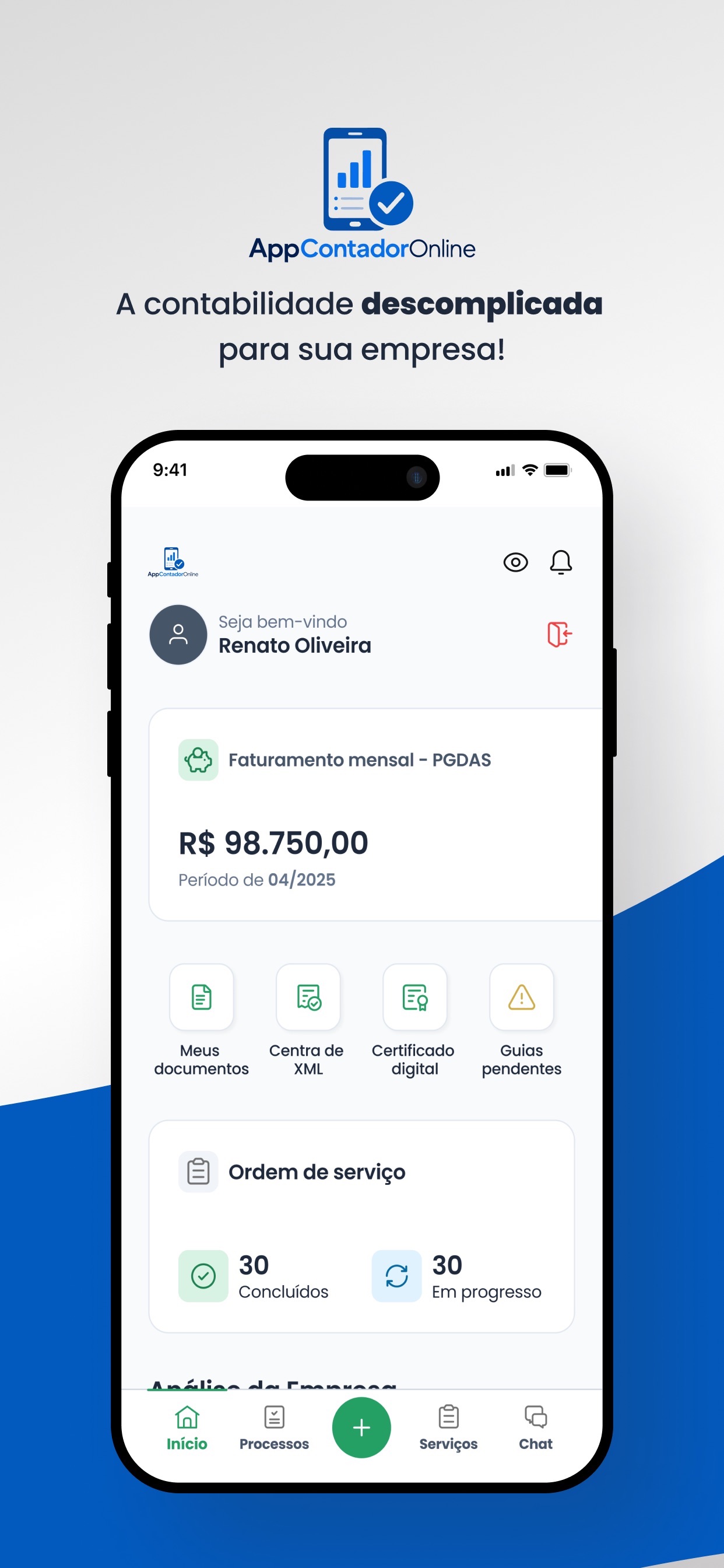 Screenshot 1 of Portal APP Contador Online