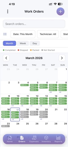 Field Service Management (FSM) screenshot