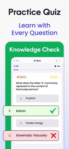 AI Quiz: Let Flashcards Teach iPhone screenshot