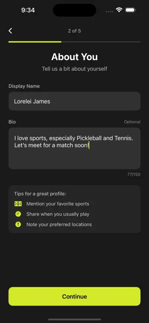 Voli: Sports Matching screenshot 2