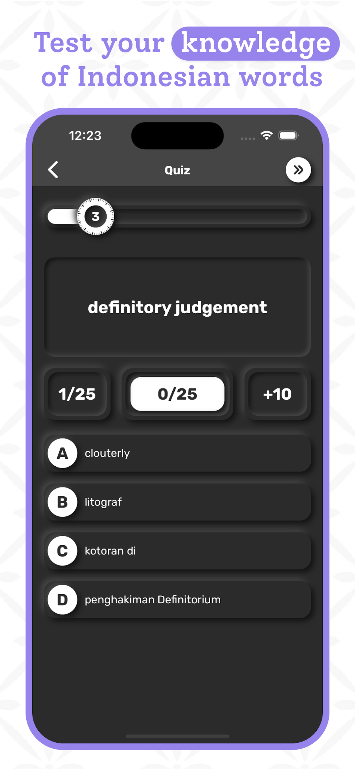 Indonesian Dictionary App