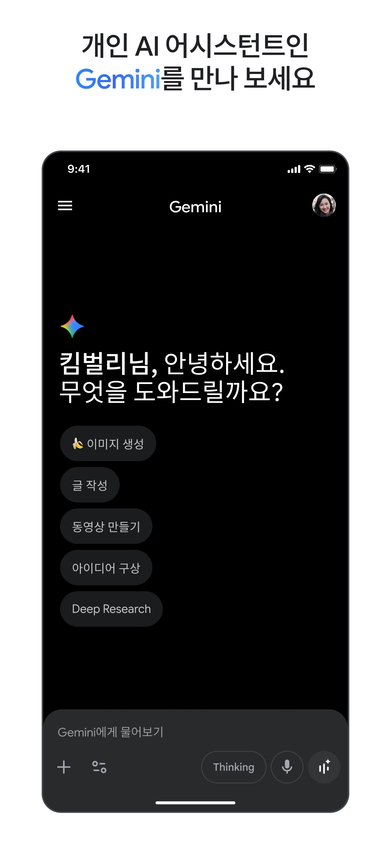 Google Gemini 스크린샷 3