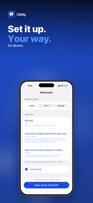 Citely: Citation Generator screenshot 2