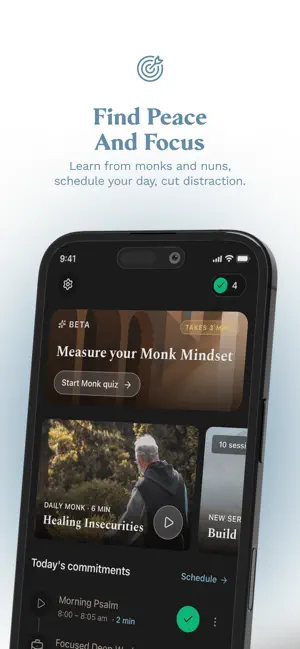 Monk Mindset: Peace & Focus screenshot 1