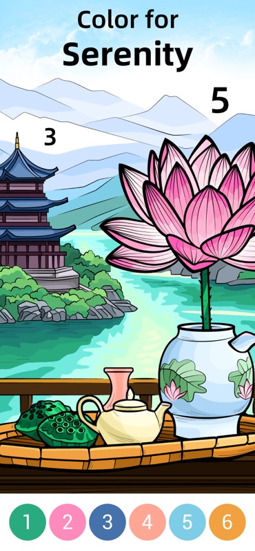 Jolly Color by Numers Game screenshot 7